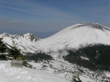 浅間山と外輪山